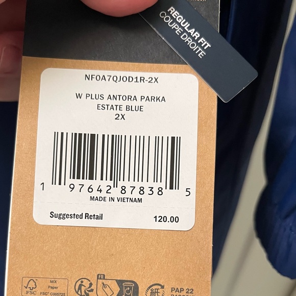 The North Face Antora Rain Parka-NWT-size 2X - Picture 8 of 8